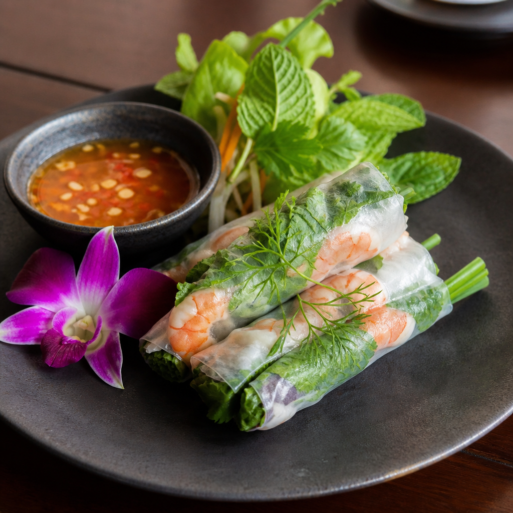 Vietnamese Fresh Spring Rolls