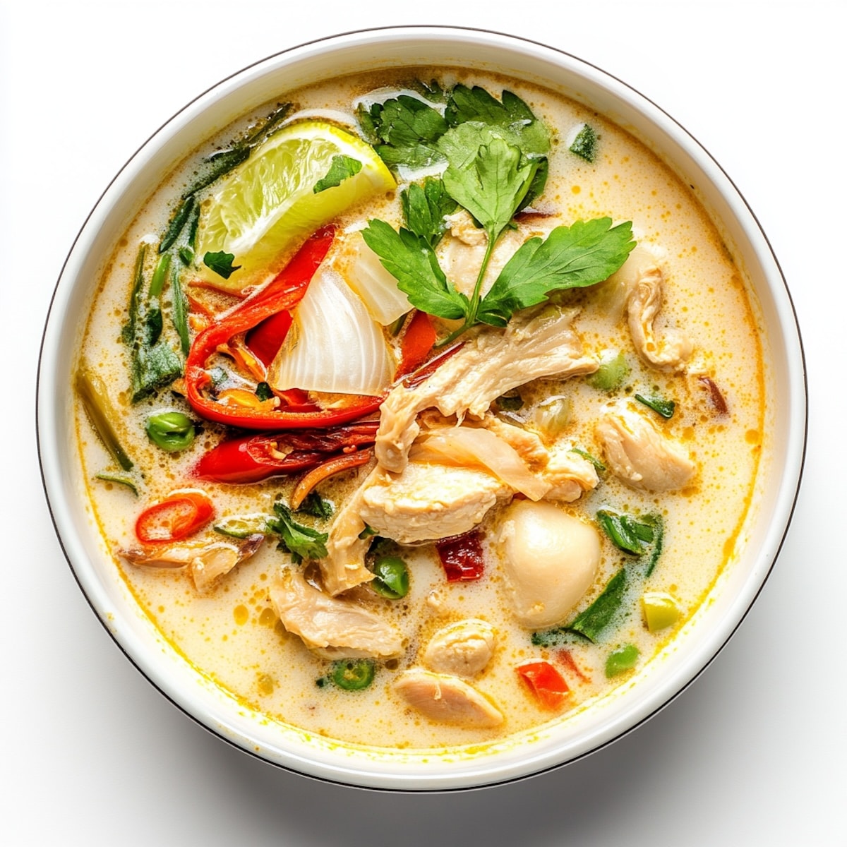 Thai Coconut Chicken Soup